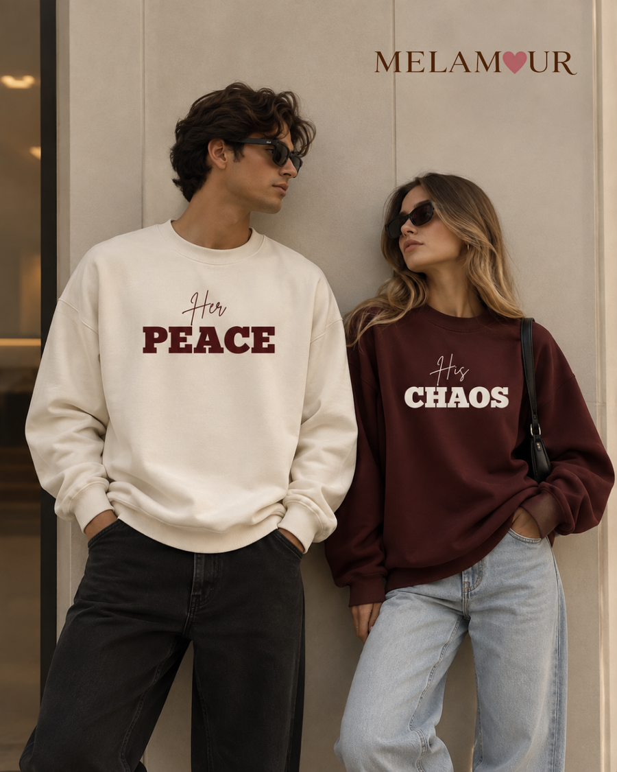 Her Peace · His Chaos | Casal