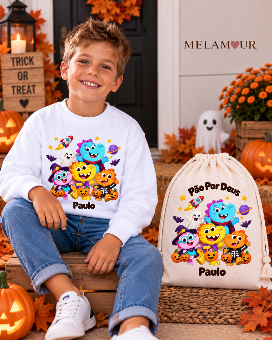 Monstrinhos Coloridos com Abóboras | Halloween