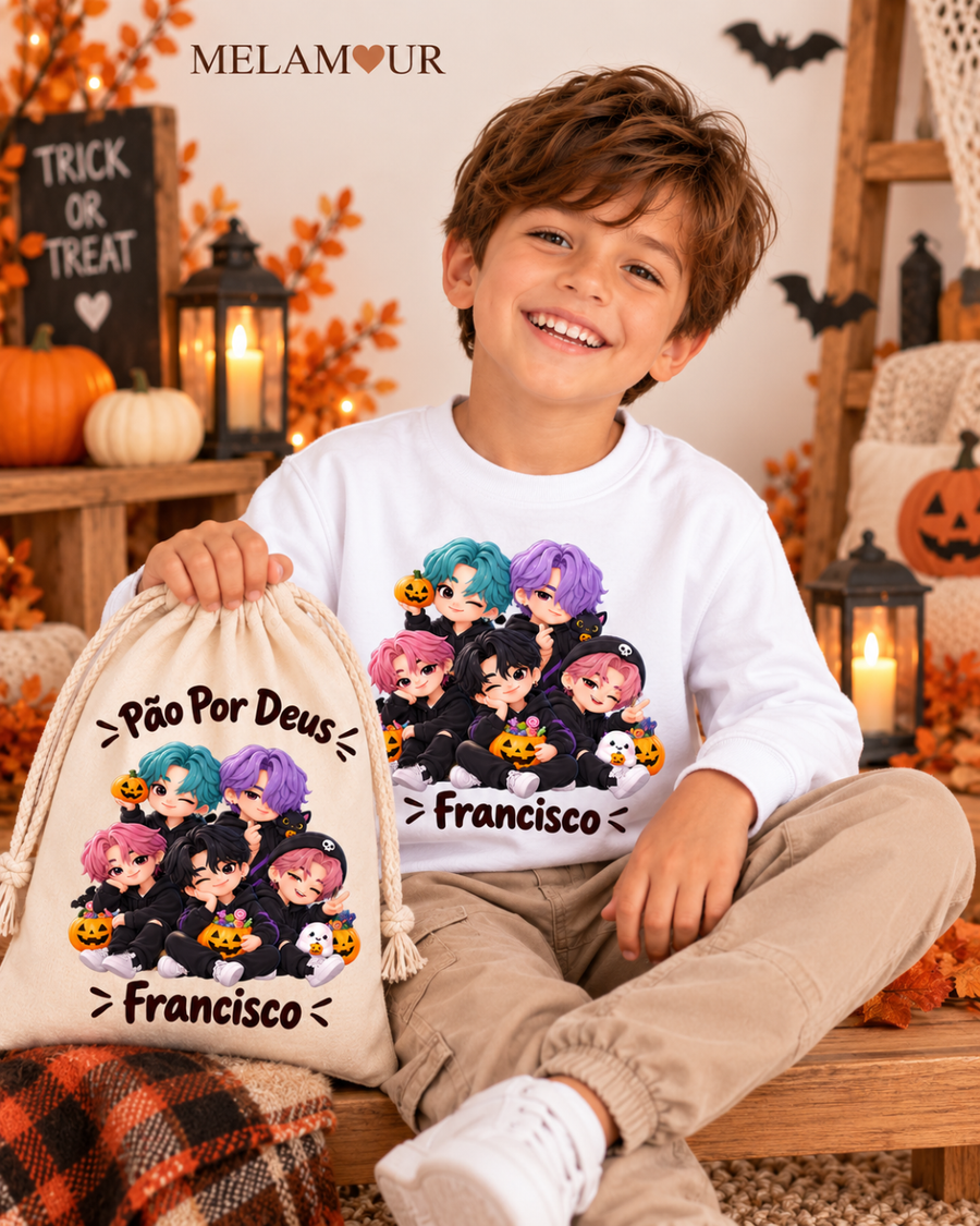 Banda de Rapazes com Abóboras | Halloween