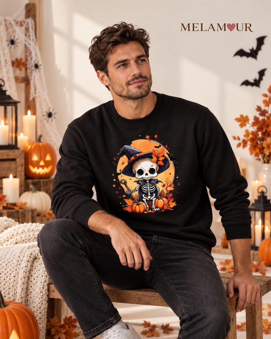 Esqueleto e Lua Cheia | Halloween