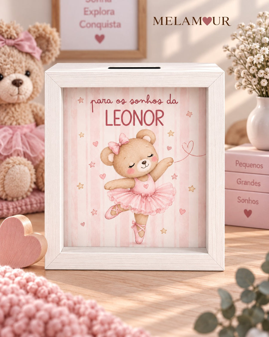 Coelhinha Bailarina | Mealheiro Personalizado