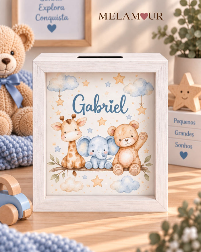 Ursinho Azul | Mealheiro Personalizado