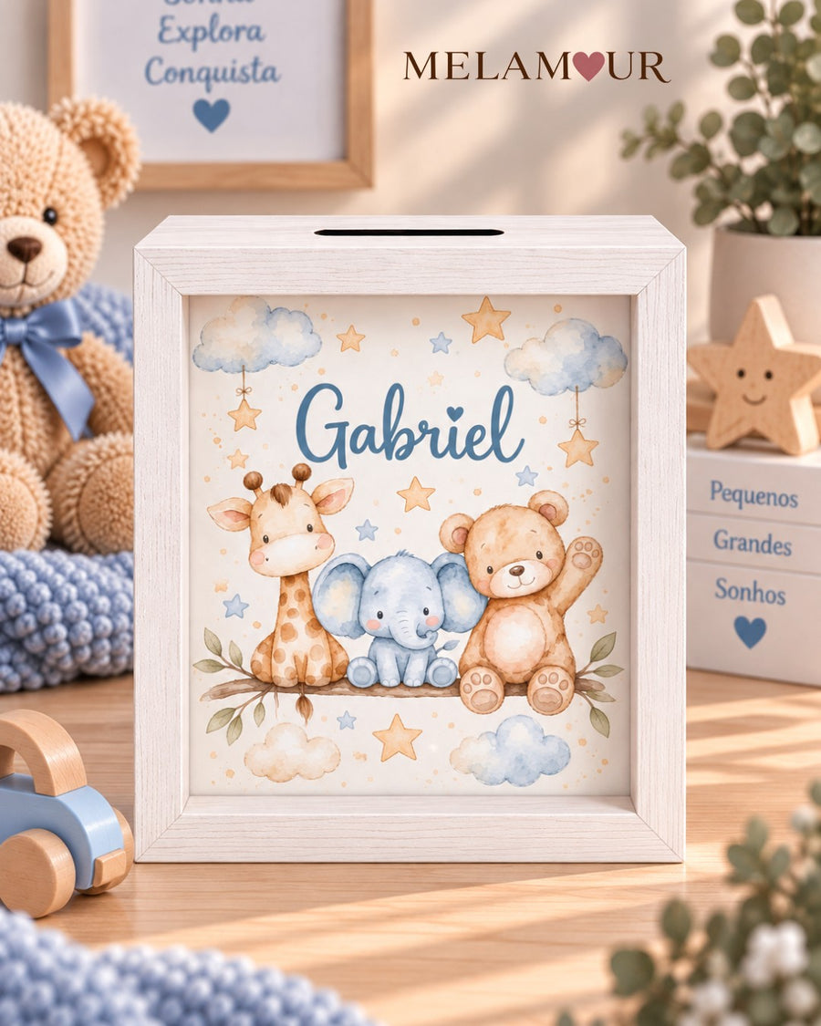 Ursinho Azul | Mealheiro Personalizado