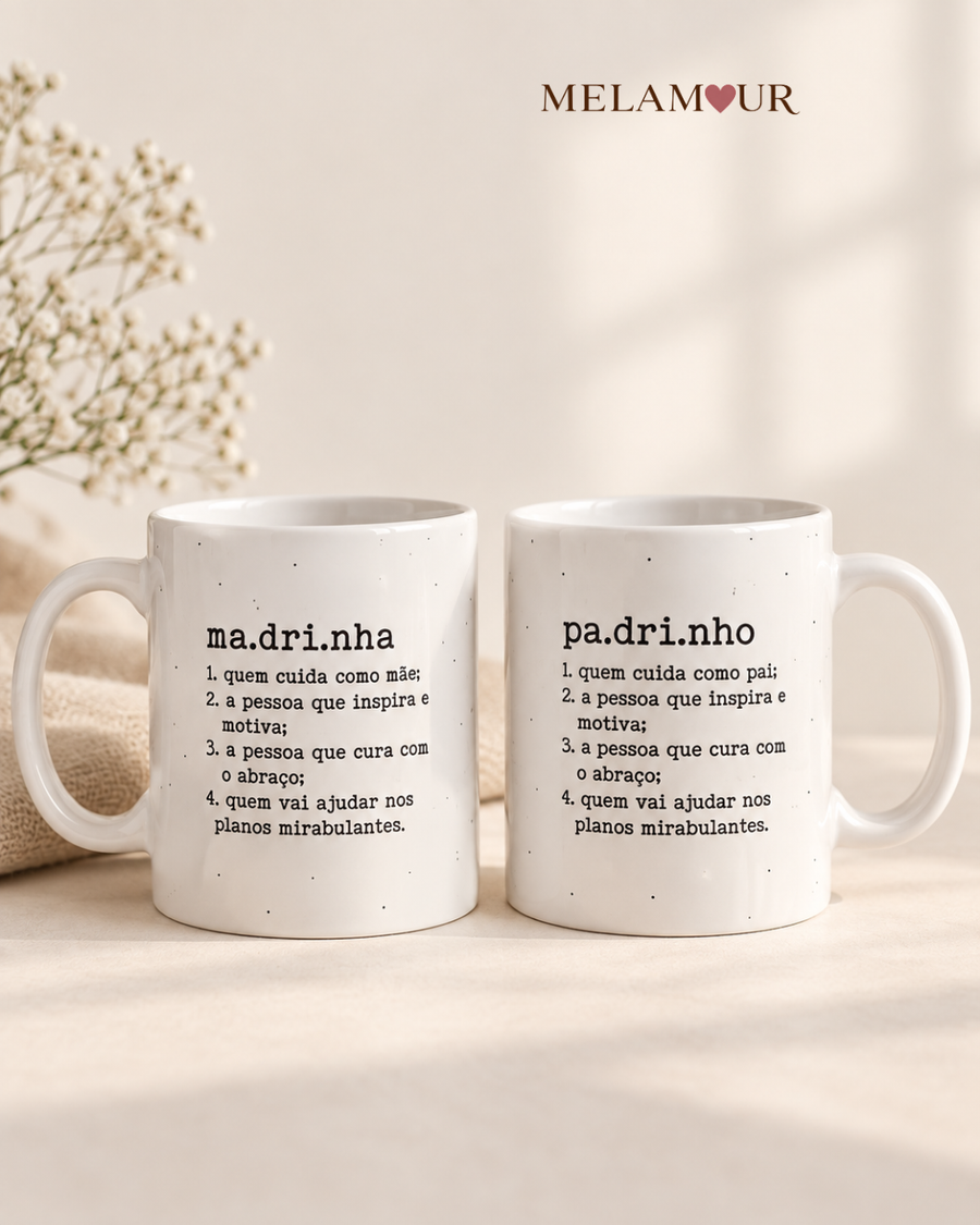 Definição Madrinha & Padrinho | Caneca Personalizada