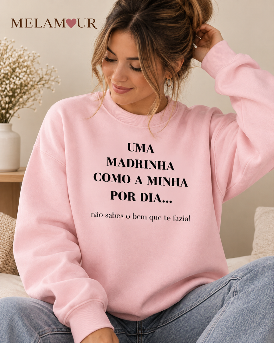 Uma Madrinha Como a Minha por Dia | Camisolas para Padrinho & Madrinha