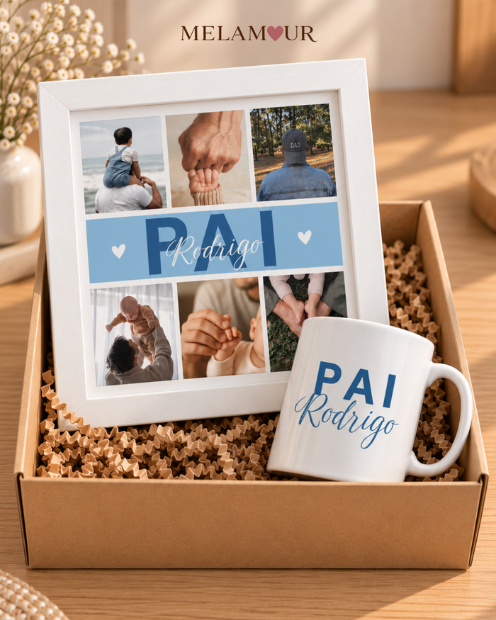 Pai | Quadro + Caneca Personalizados