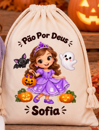 Princesa de Lilás com Abóboras | Halloween