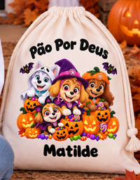Cadelinhas Heroínas com Abóboras | Halloween