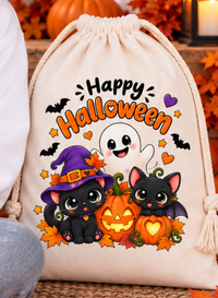Happy Halloween Gatinhos e Fantasma | Halloween