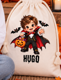 Pequeno Vampiro com Abóbora | Halloween